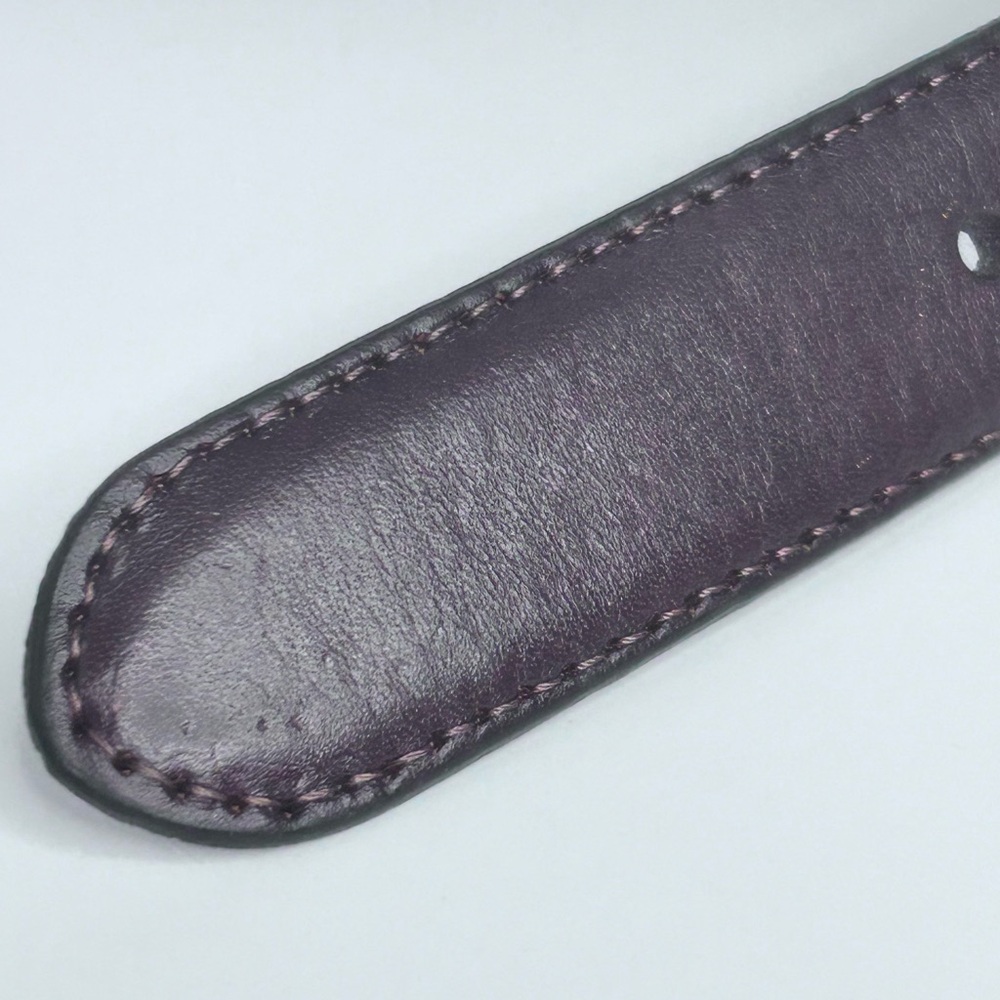 DOCKERS Men’s Braided Genuine Leather Belt Dark Brown Silver Buckle Size 40/100 - Picture 11 of 12